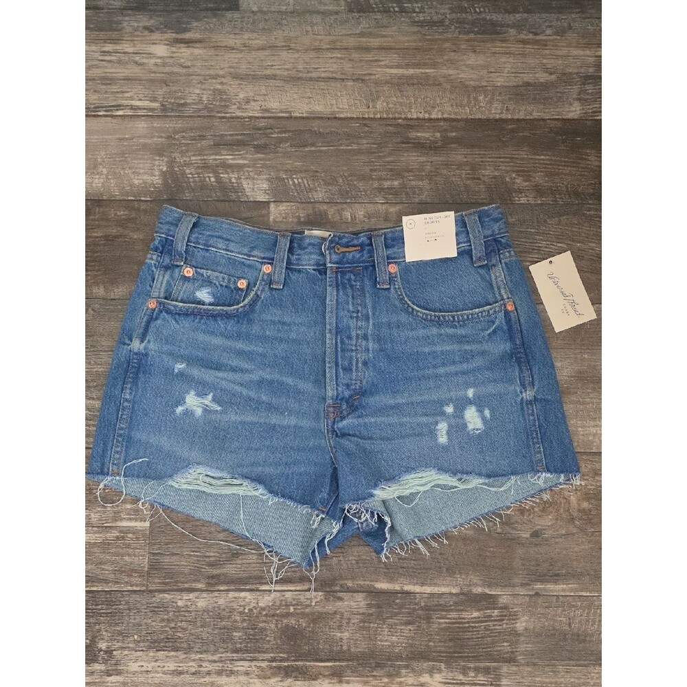 Universal Thread Distressed Blue Denim Cutoff Shorts